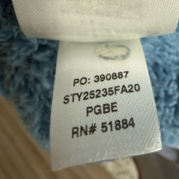 Patagonia Women's Los Gatos 1/4 Zip Sherpa Fleece Pullover Jacket Teal Blue S - Picture 8 of 9